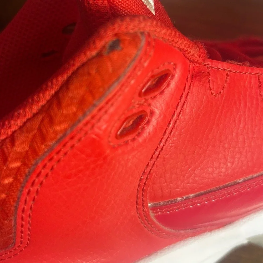 Nike Jordan Max Aura 3 Red White Youth Kids Basketball Shoes Sneakers Size 6.5